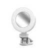 Digitek LED-D3 W Bi-Color Pocket Light with Mirror, 3W Rechargeable Selfie Light, 2700K-6500K Adjustable Color Temperature, 32 LED Beads, 180° Rotation, Type-C Charging, Clip-On Light for Makeup