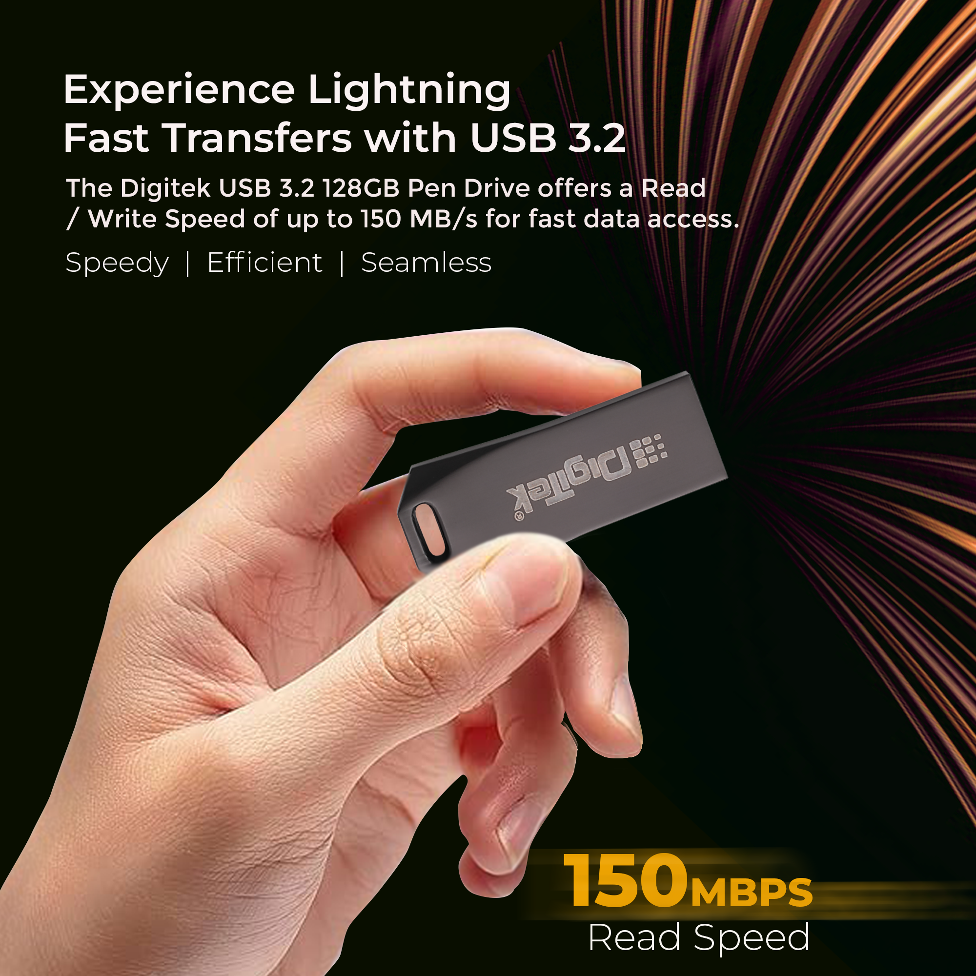 Digitek (DUD 128G 3.2) Pen Drive USB 3.2 128 GB