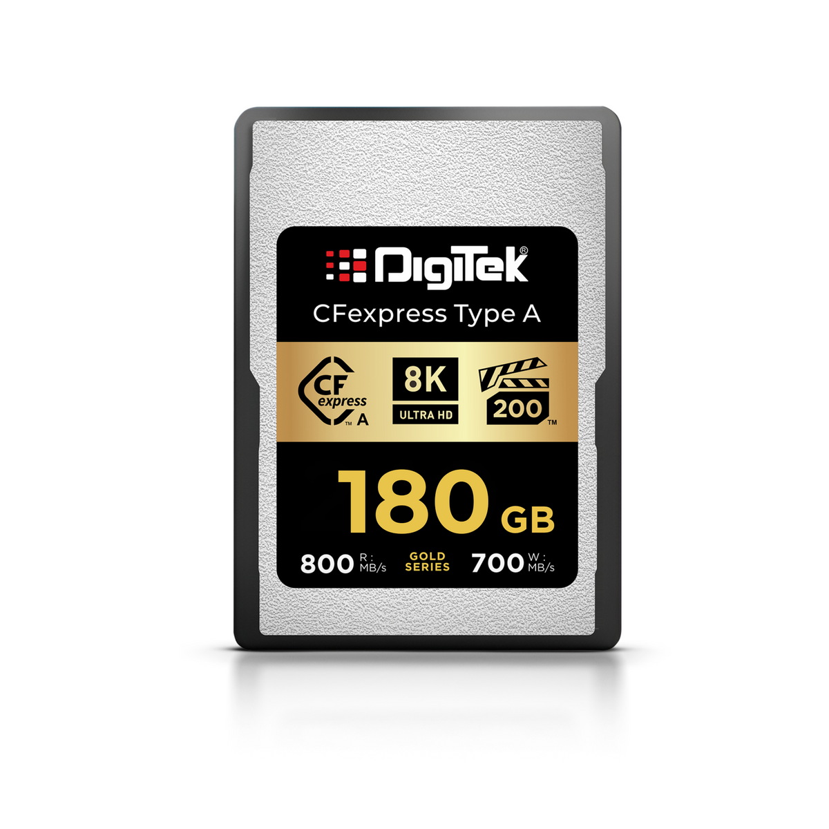 Digitek (DCFA 180GB Gold Series) CFexpress Type A Memory Card – 800MB/