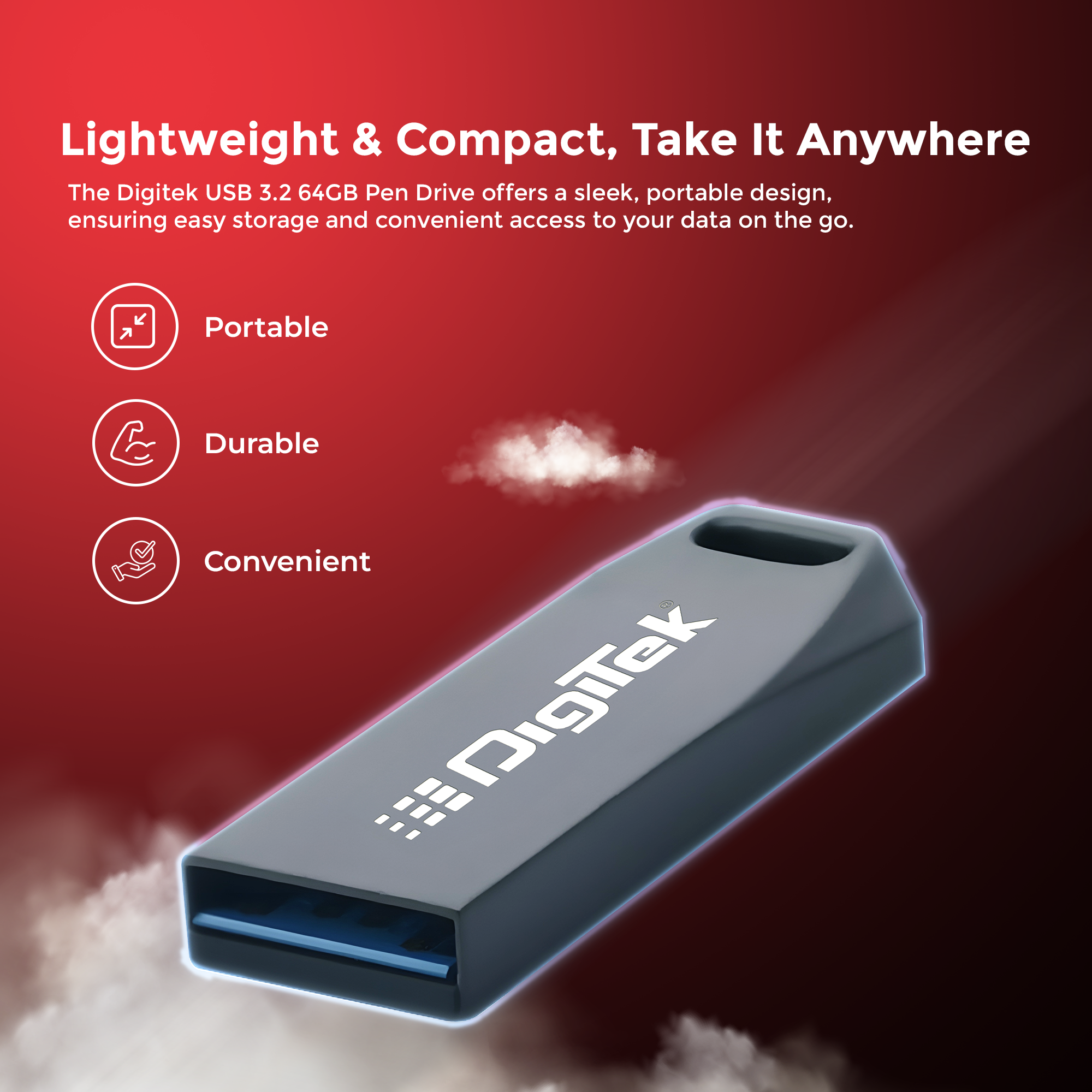 Digitek (DUD 64G 3.2) Pen Drive USB 3.0 64 GB