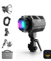 COLBOR CL60R COB Video Light, RGBWW 65W Full Color 2700K-6500K Bowens Mount APP Control