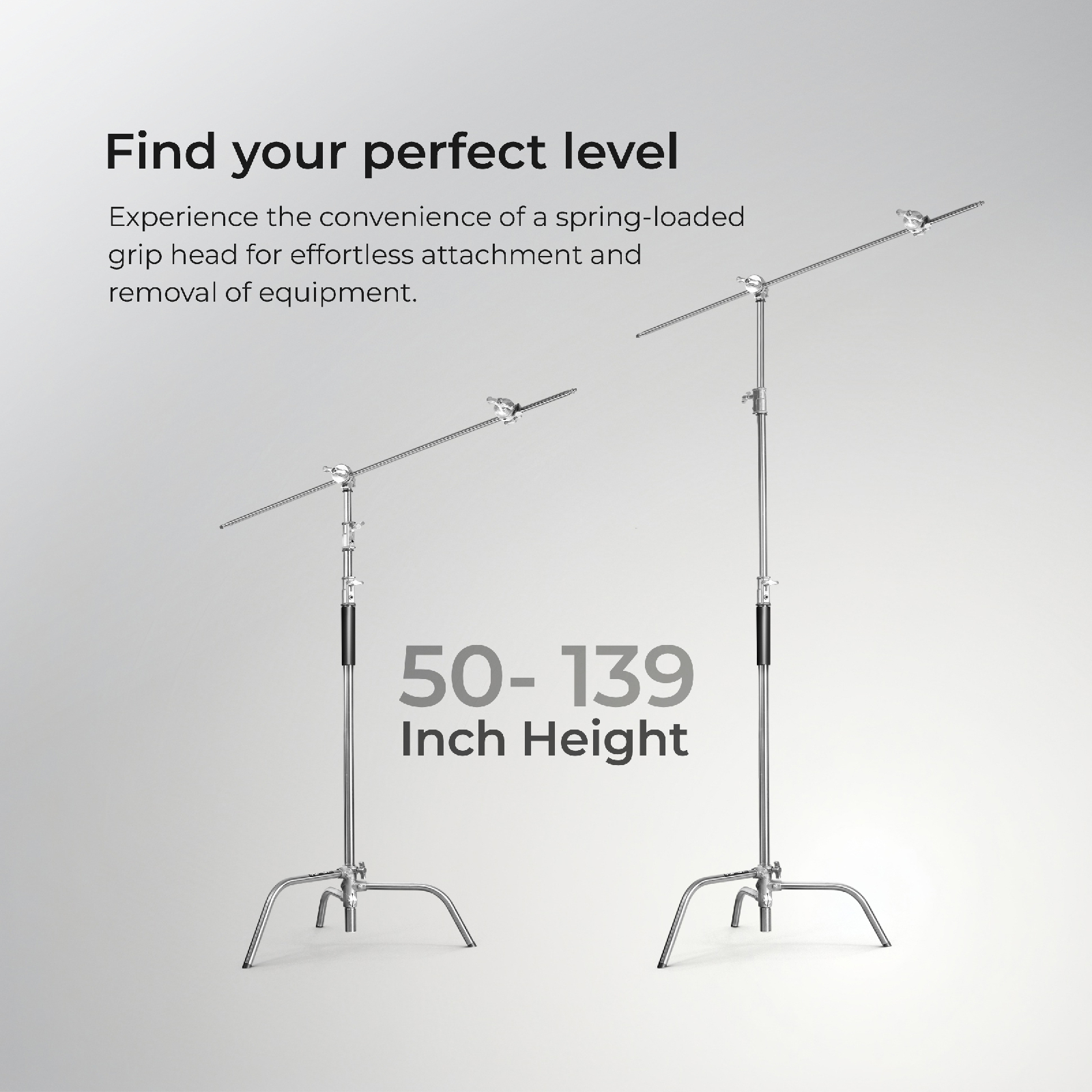 Buy Digitek Heavy Duty Light Stand C-Stand - Max. 10 Feet/3 Meters ...