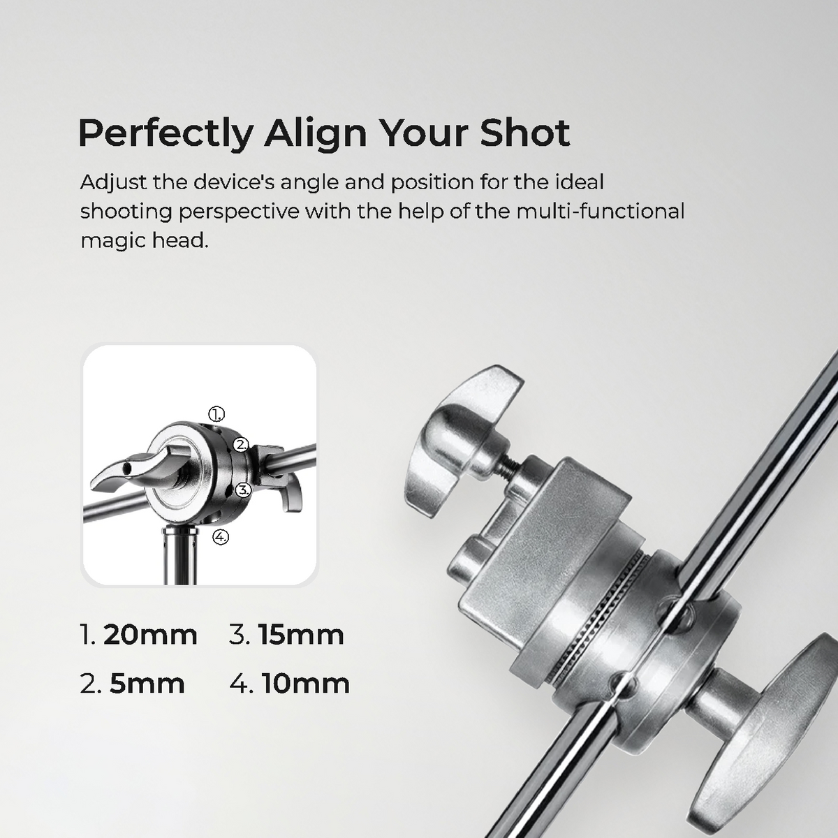 Buy Digitek Heavy Duty Light Stand C-Stand Max 10 Feet for Studio Online