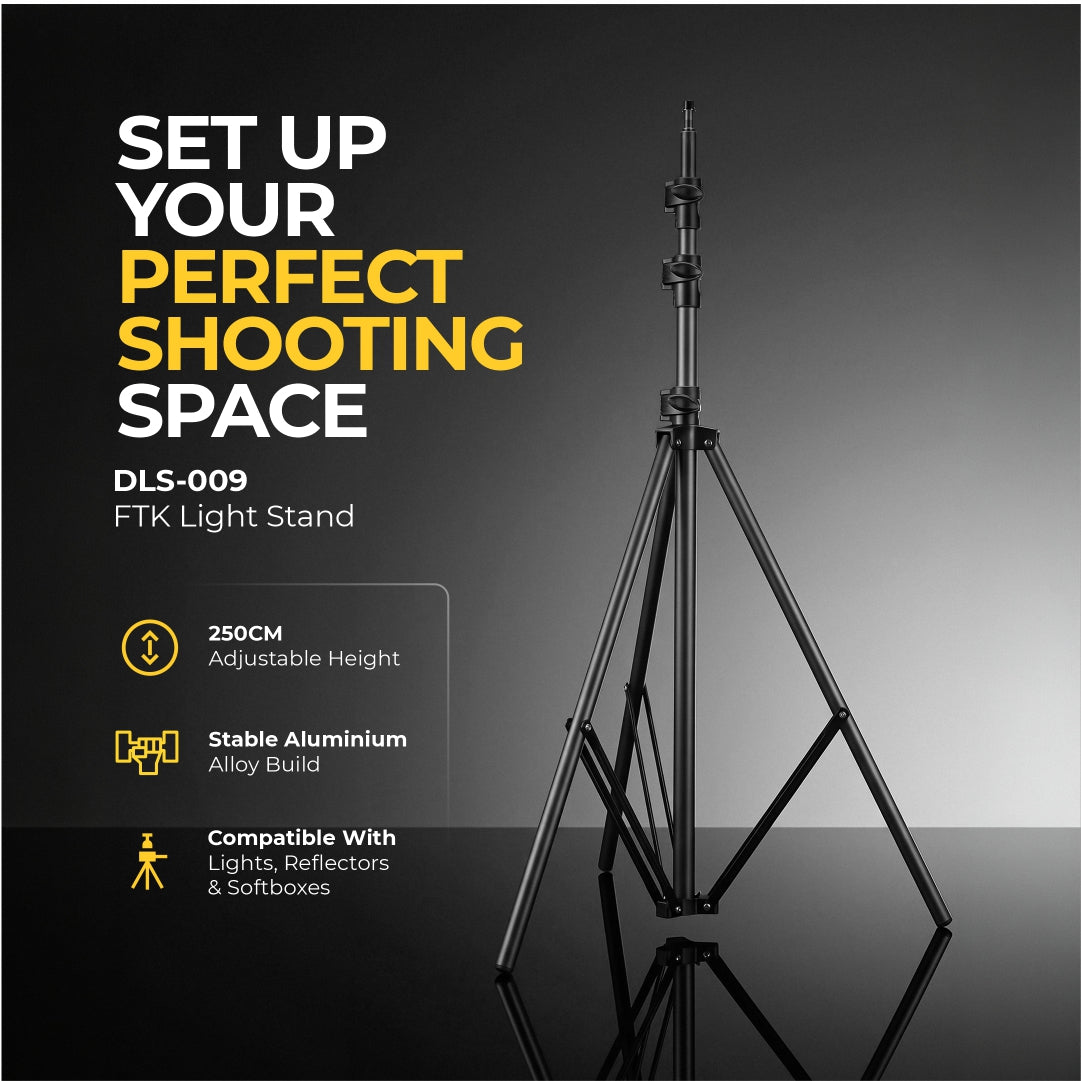 Creators Special Kit 4 - Wireless Mic + Continuous Light + Light Stand