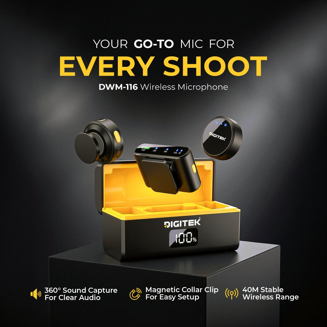 Creators Special Kit 5 - Wireless Mic + Continuous Light + Light Stand + Softbox