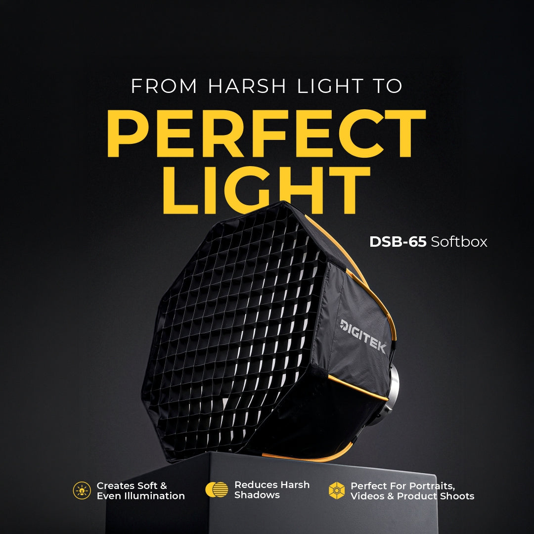Creators Special Kit 5 - Wireless Mic + Continuous Light + Light Stand + Softbox