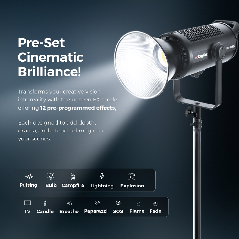 Buy Digitek DCL 400 WBC Combo Continuous Light. Built with Solid