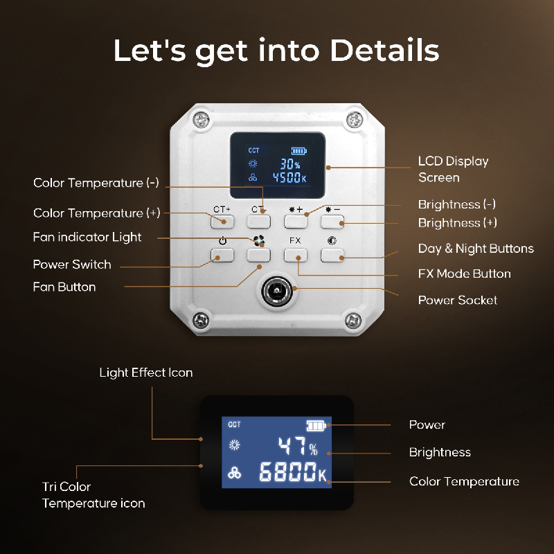 Digitek (DCL-60 WBC) Bi-Color Handheld contionuous Led Light DCL-60 WBC - Digitek