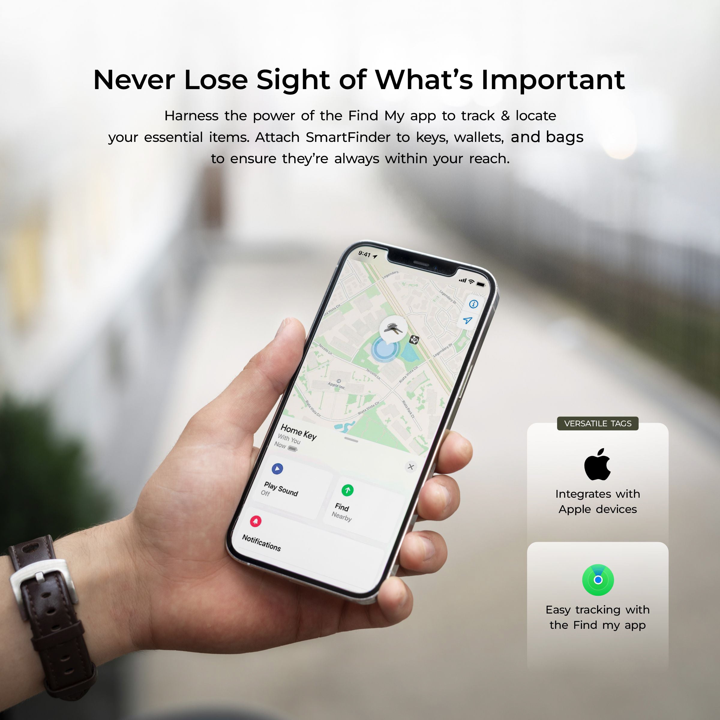 Digitek SmartFinder (DSF 002) Wireless Bluetooth Anti-Lost Anti-Theft Alarm Device Tracker Work with iOS Devices.