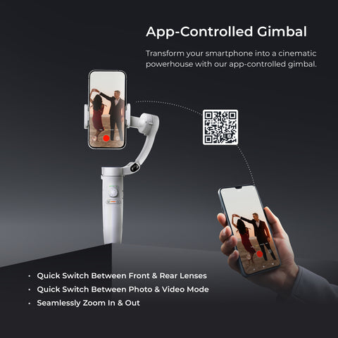 Digitek (DSG-002) is a 3 Axis Gimbal Stabilizer Specially Designed for Mobile Phones with Magnetic Fill Light