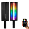 Digitek (DSL 27W RGB) 27W LED Stick Light Wand with Barndoor & Built-in Battery, 2500K-9900K + RGB, 5480 Lux, 24 FX Modes, CRI 95+, OLED Display, 0-360° HSI, Type-C Charging, For Photo & Videography
