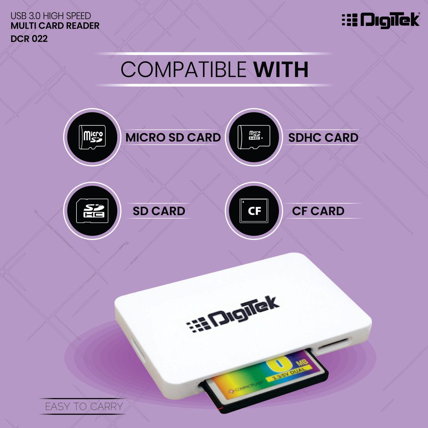 Digitek Module Buy Digitek (DCR 022) USB 3.0 High Speed Card Reader | WhiteOnline Best ...