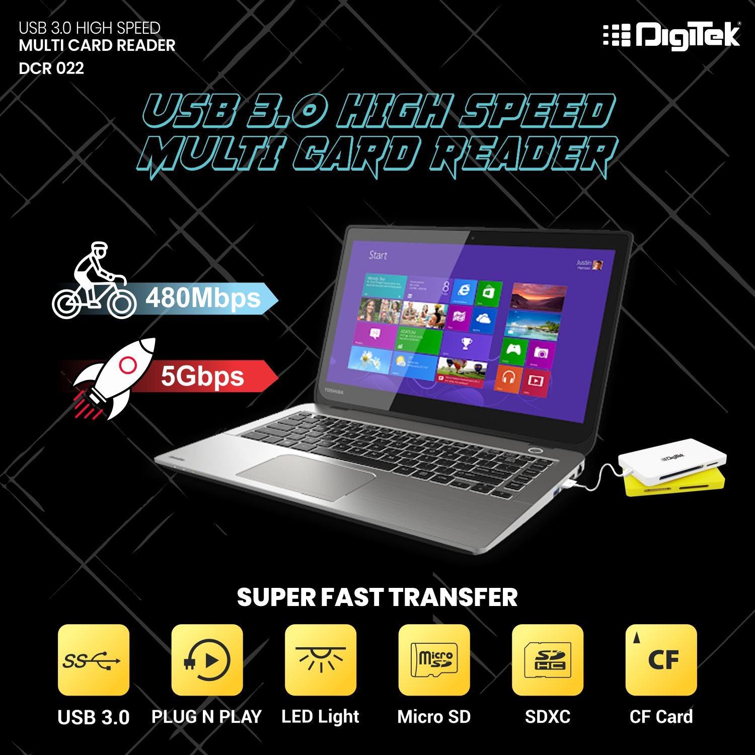 Dynamic High Speed Card Buy Digitek (DCR 022) USB 3.0 High Speed Card Reader | WhiteOnline Best ...