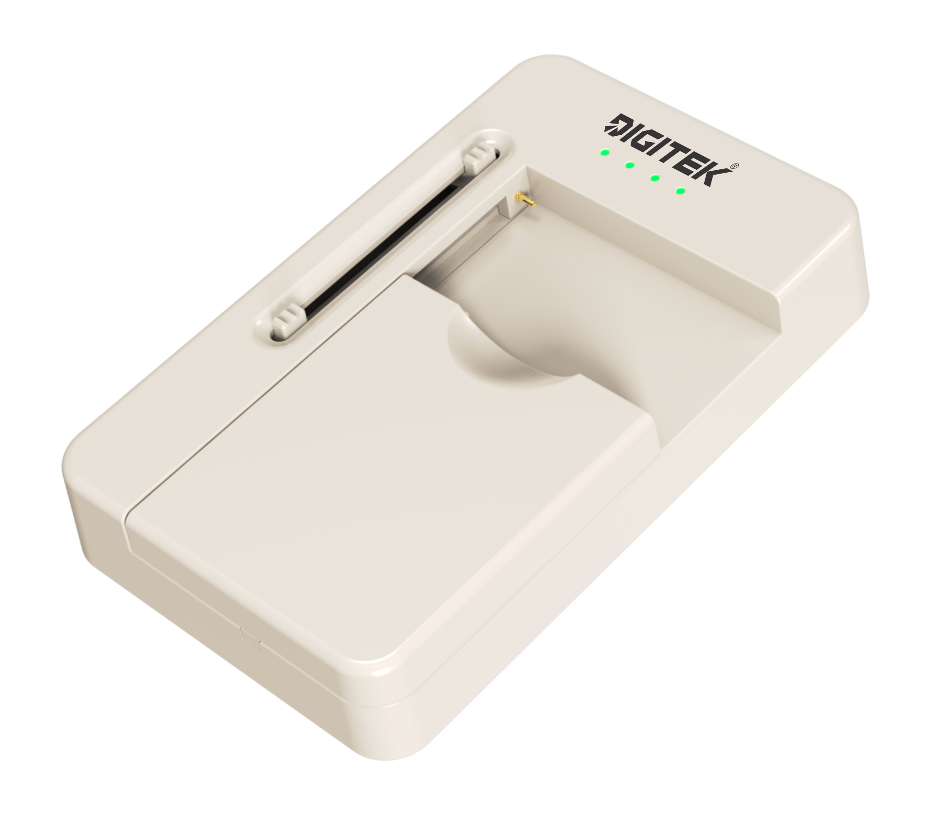 DIGITEK DUC-024 Universal Charger 4.2V for 3.7V Lithium Batteries, 4.2V 500mA Output, LED Charge Level Indicator, Auto Cut-Off Safety, Linear Charging, Portable Battery Charger