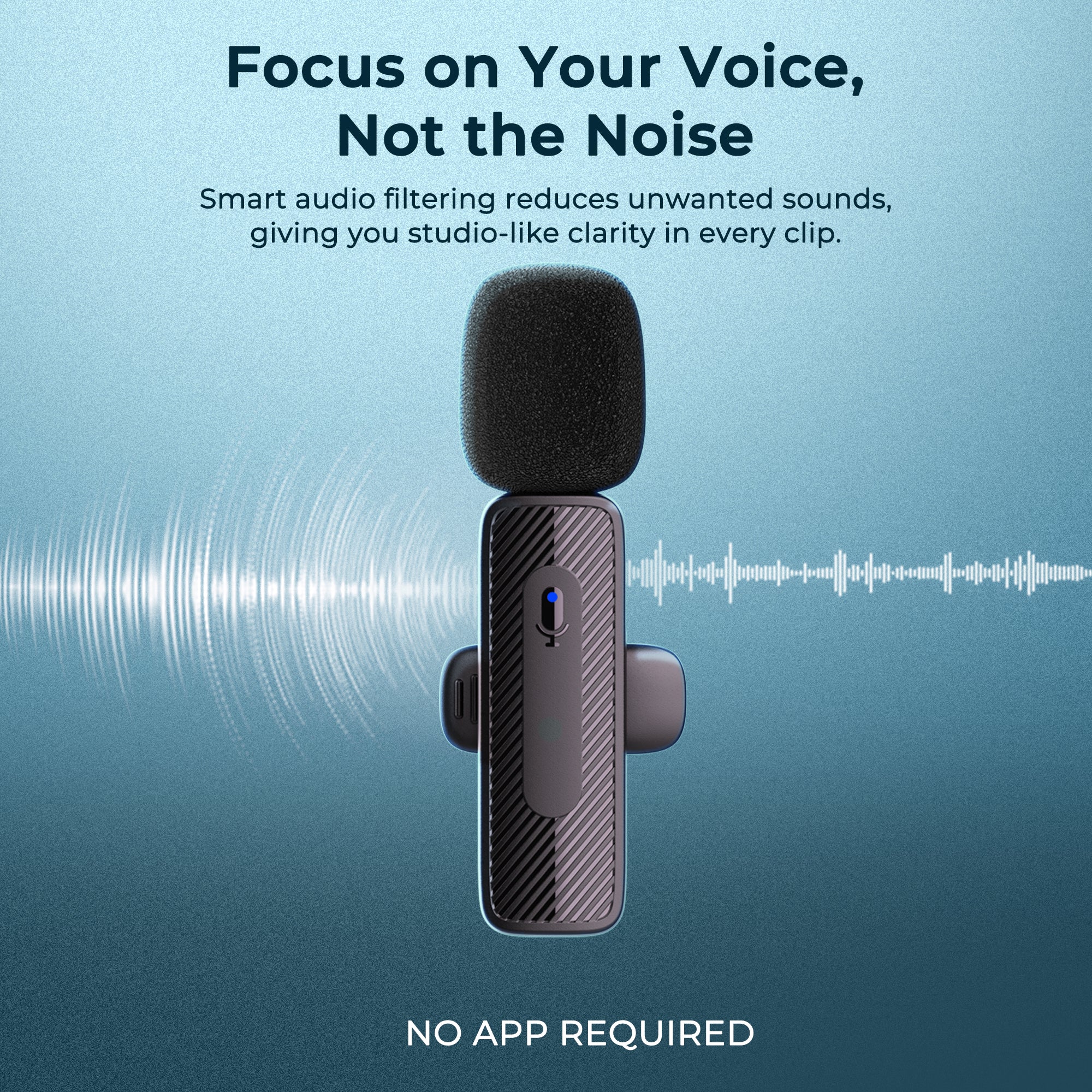 Digitek (DWM-009 PRO) 2.4G 1 Receiver with Lightning Connector & Dual Respondent 2 Microphone
