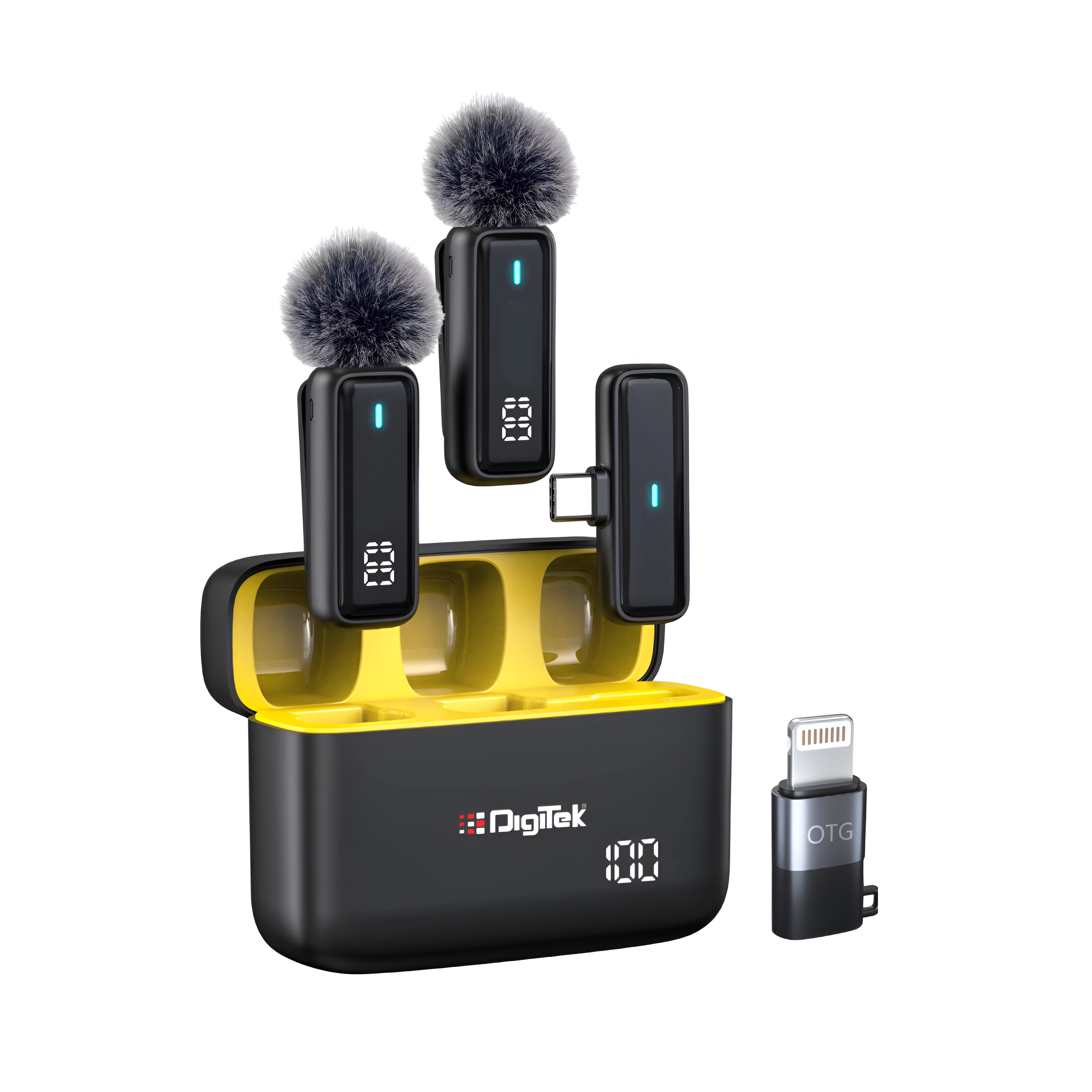 Buy Digitek DWM 105 2 in 1 Wireless Microphone System with ANC Mode 50Online Best Prices Digitek