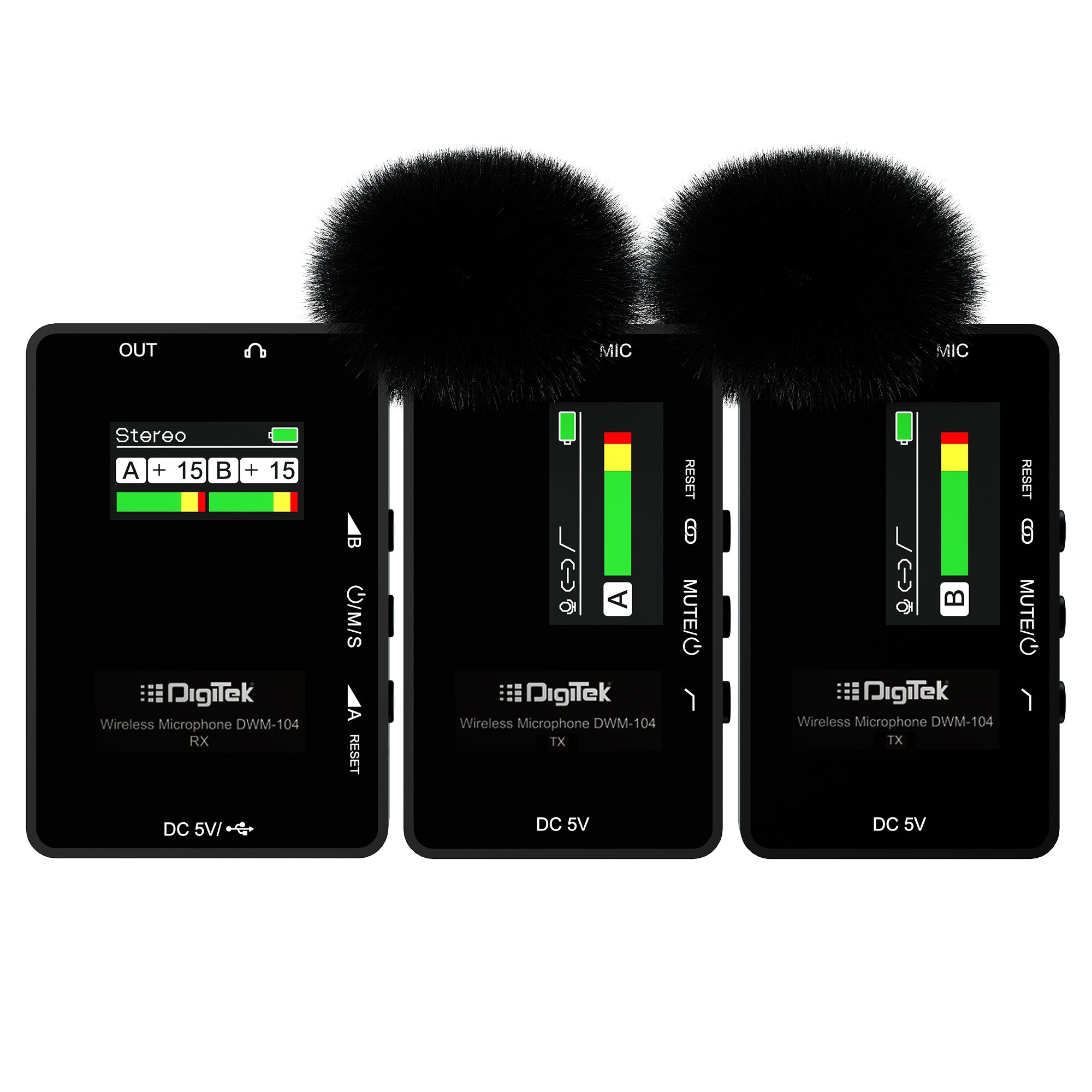 Digitek (DWM-104) Wireless Microphone System  is a Wireless Microphone System with 2.4G.
