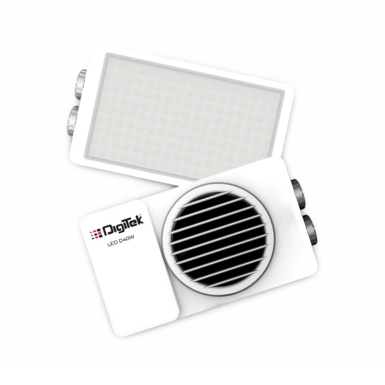 Digitek (LED-D40W) Portable 40W Bi-Color LED Video Light, 2700K-6500K, CRI 96+, 3600LM, 12 FX Lighting Effects, 120° Beam Angle, Built-in Battery & Type-C Charging, Ideal for Photo & Videography