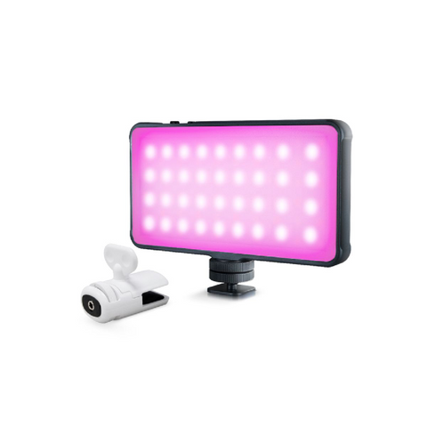 Digitek LED-D12W ML RGB Professional RGB Portable Video Light with Flicker-Free LED Technology & 2000mAh 3.7V Li-ion Battery
