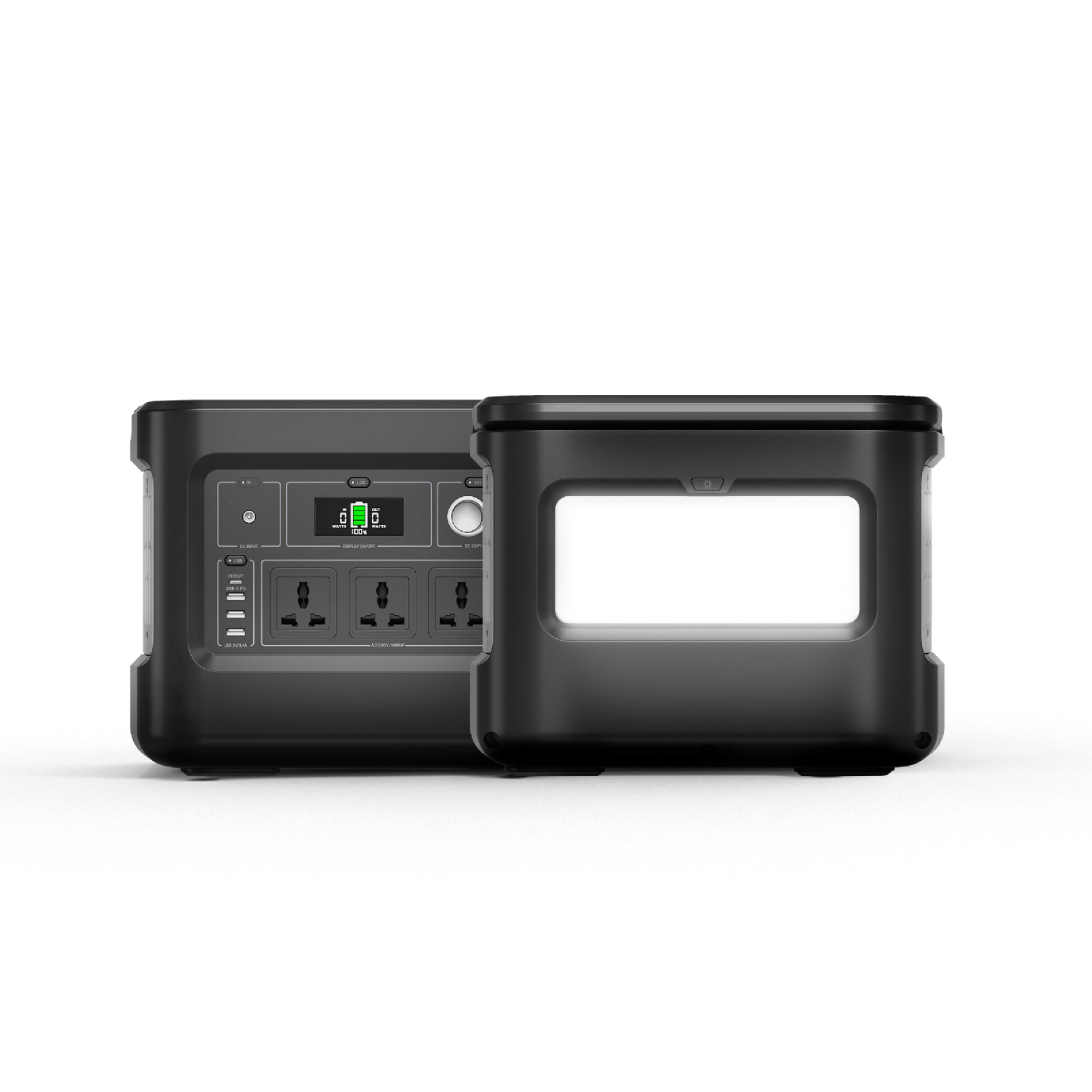 Digitek Power Station DPS 1000W/Portable AC/DC Power Station Compatible with AC/DC Electronic Devices - Digitek