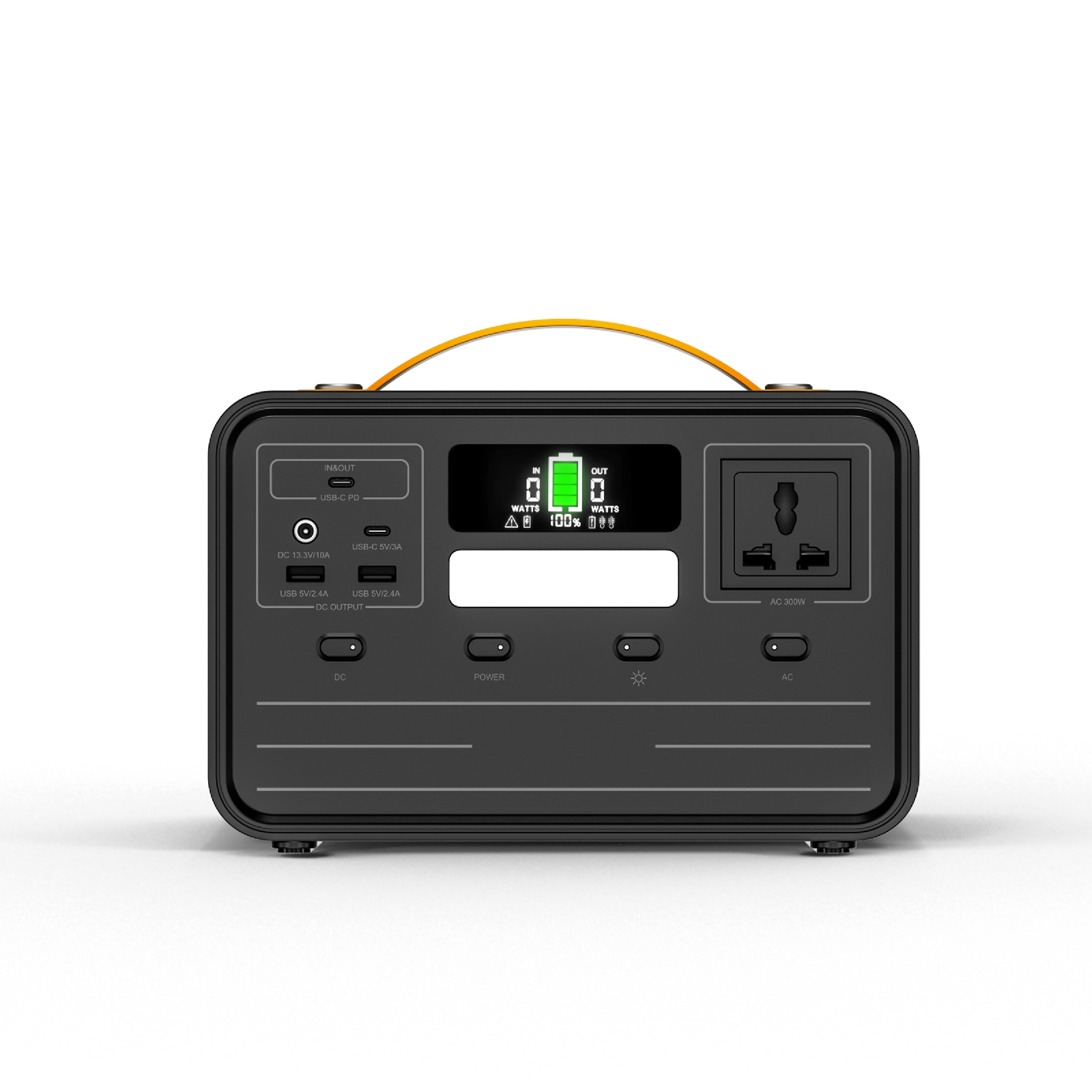 Digitek Power Station DPS 300W /Portable AC/DC Power Station  Compatible with AC/DC Electronic Devices