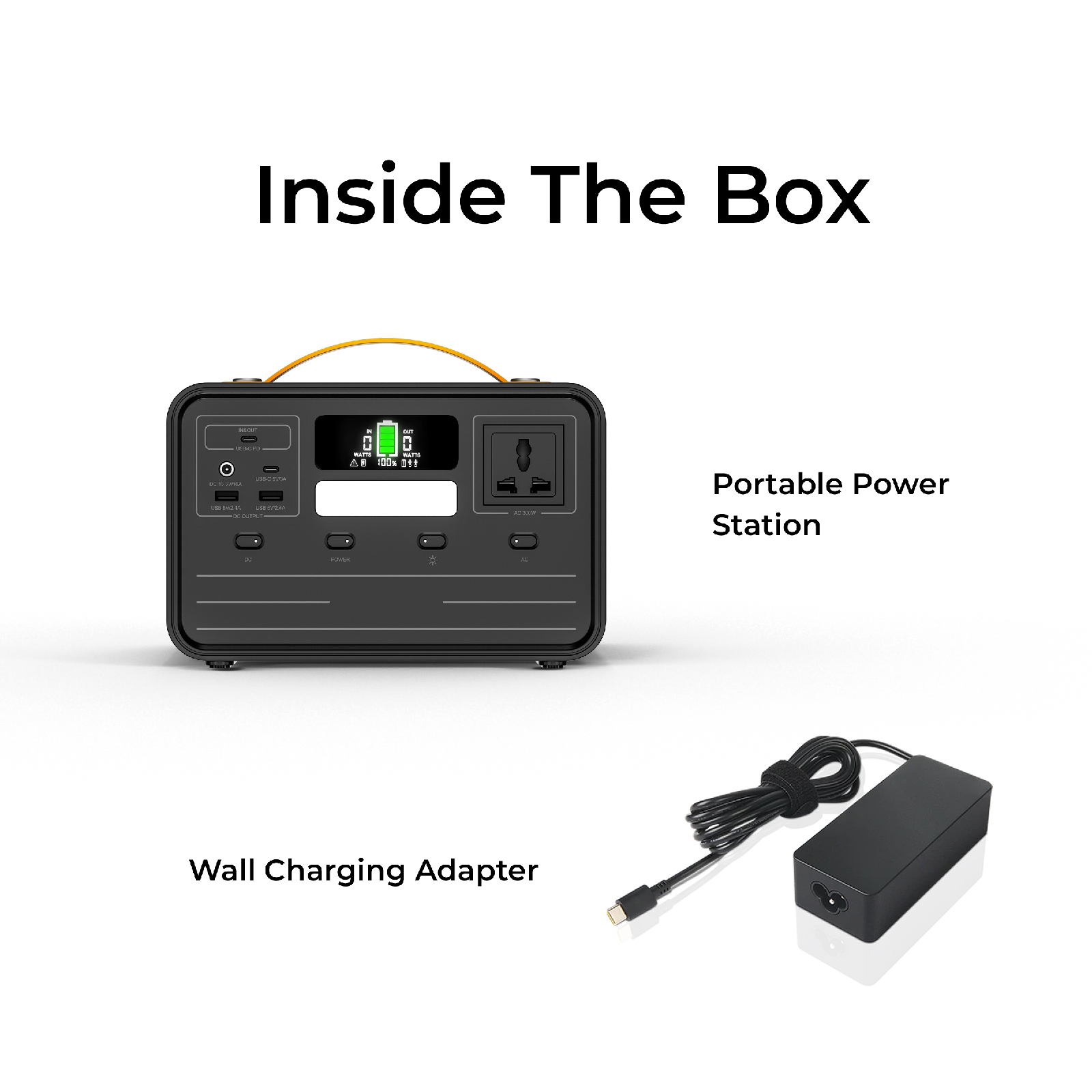 Digitek Power Station DPS 300W /Portable AC/DC Power Station Compatible with AC/DC Electronic Devices - Digitek