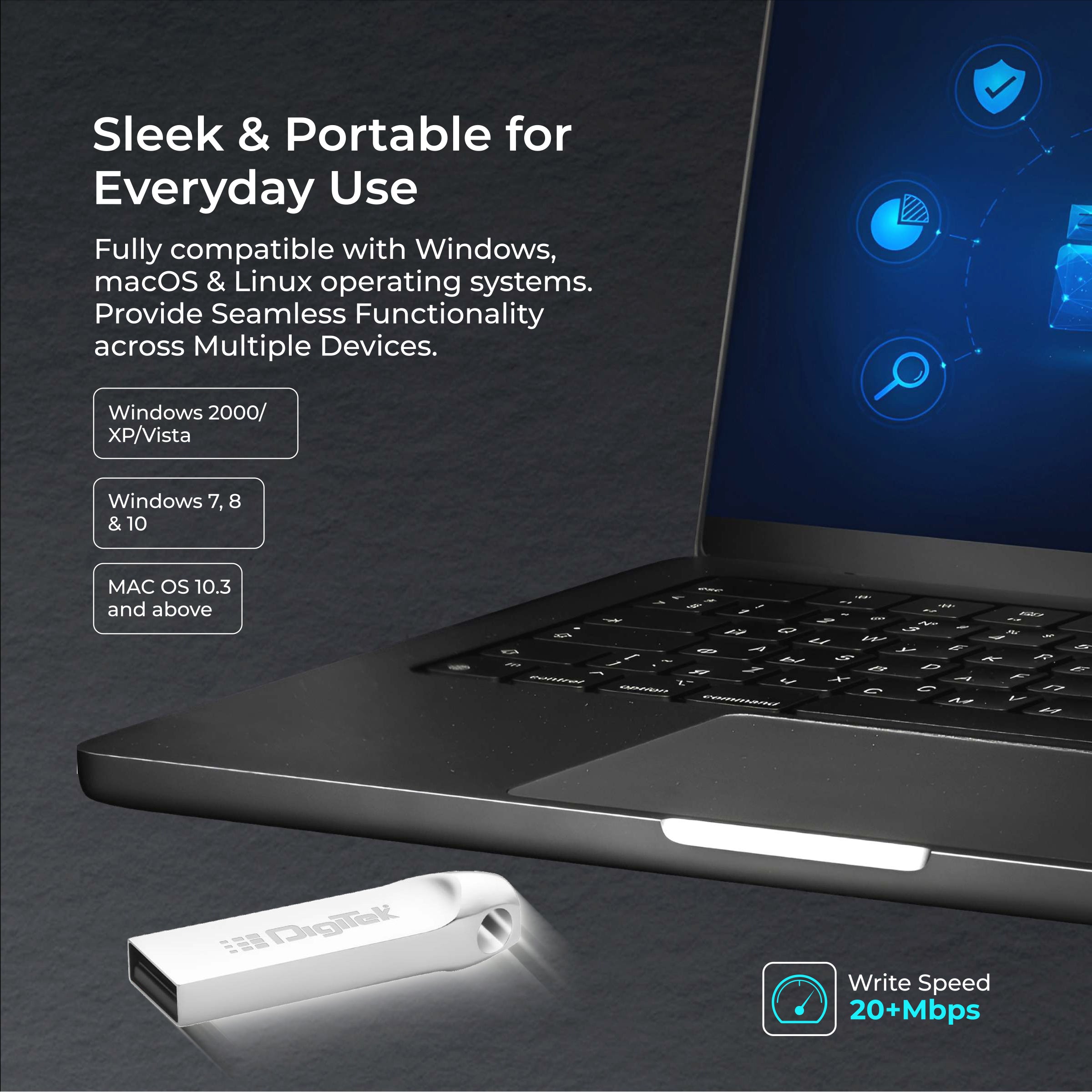 Digitek Pen Drive USB 2.0 8 GB