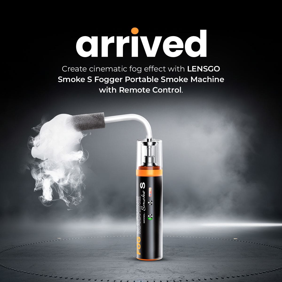 LENSGO Smoke S Hand-held Fog Machine, Portable Smoke Machine with Remote Control LENSGO Fogger for Photography, Outdoor Events, Parties, Stage Effects, Halloween, Disinfection or Weddings - Digitek