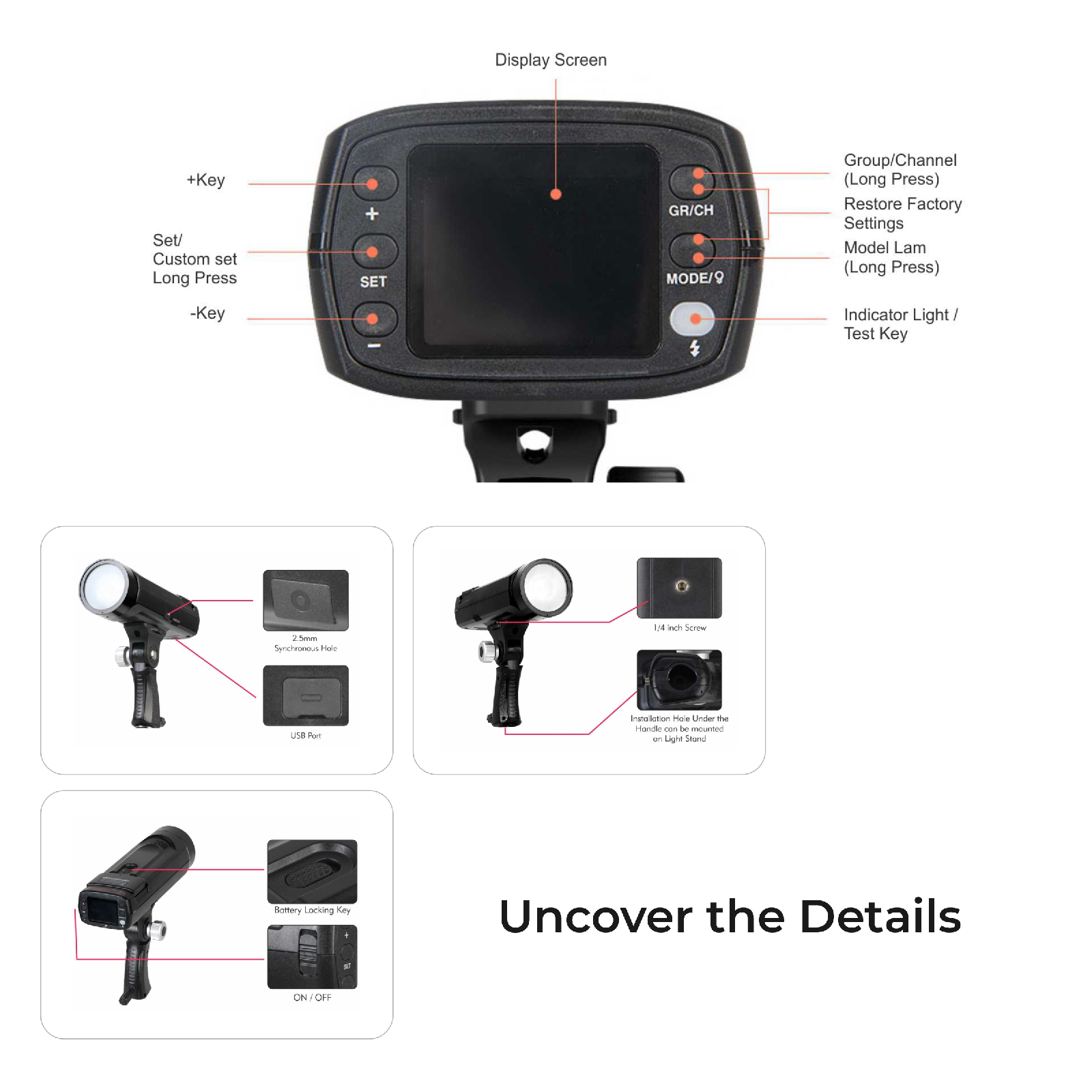 Buy TRIOPO (F1250) Camera Flash Light 2.4G TTL Out Door Flash Strobe