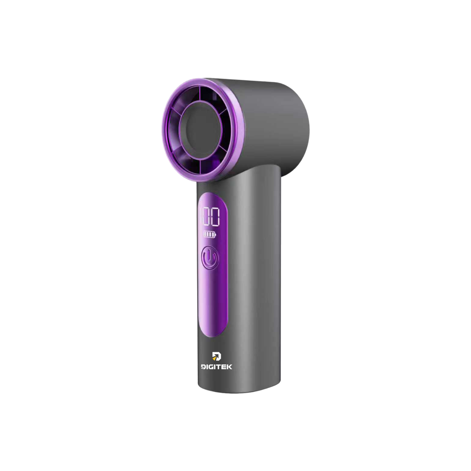 Digitek DFP-X98 Portable Handheld Fan | 3 Speed Adjustable Airflow | USB Type-C Rechargeable | Powerful Cooling | Lightweight & Compact Mini Personal Fan | Up to 15 Hours Runtime