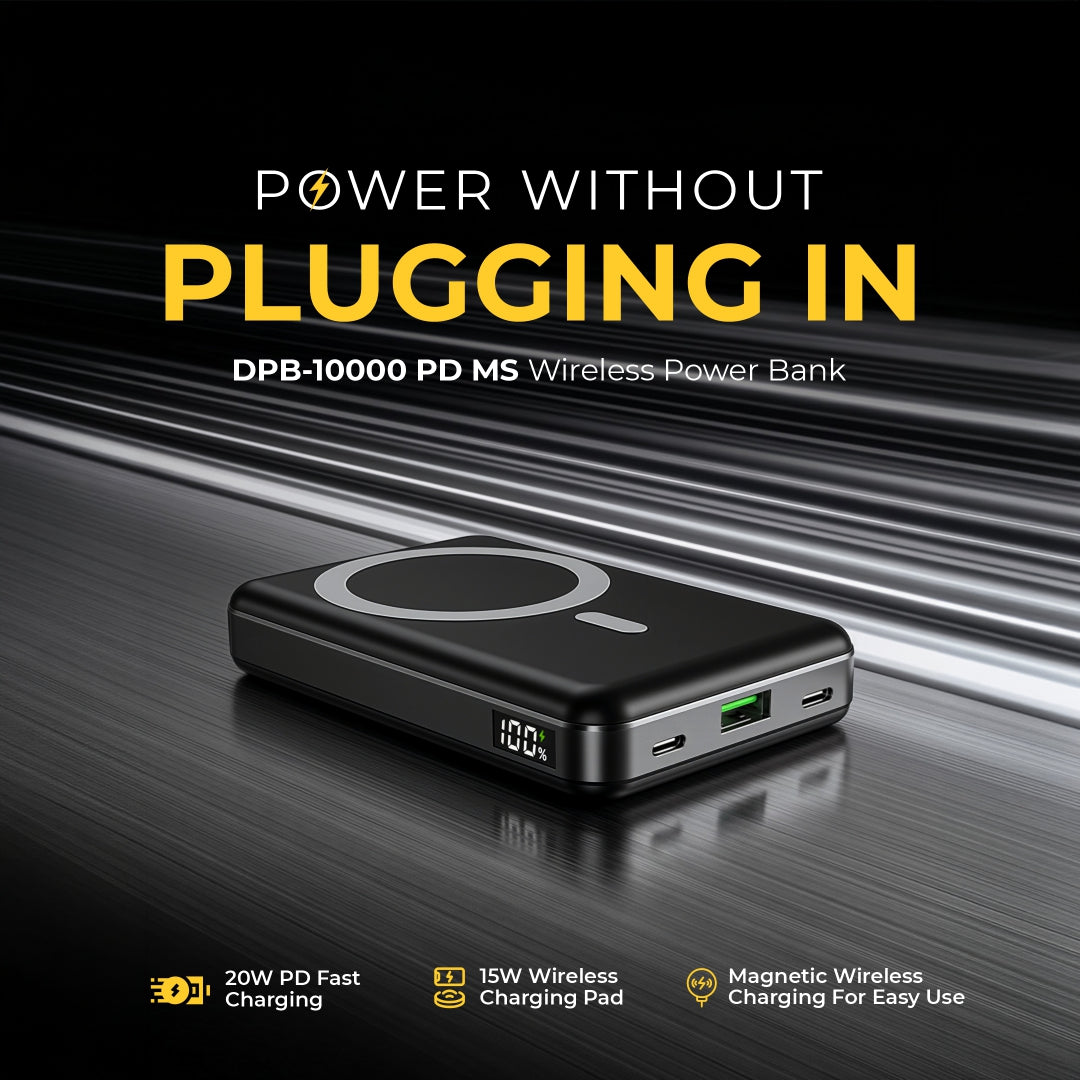 Work-From-Anywhere Kit - Power Bank + Magentic Ring + Charger
