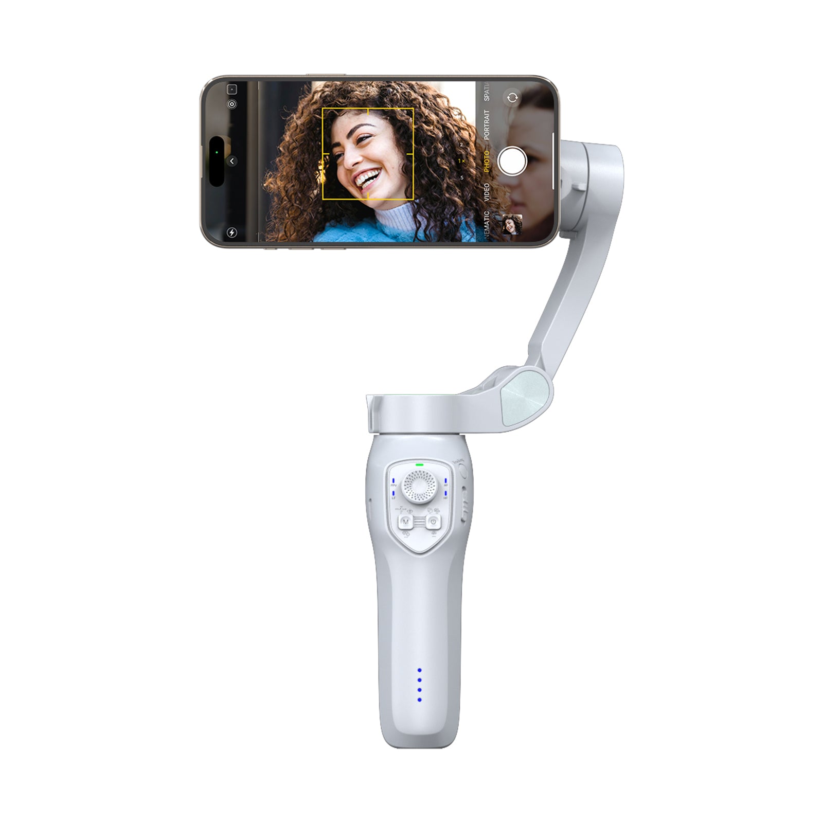 Comitok MOGO 3-Axis Smartphone Gimbal Stabilizer with 360° Pan, Long Battery Life & Type-C Fast Charging