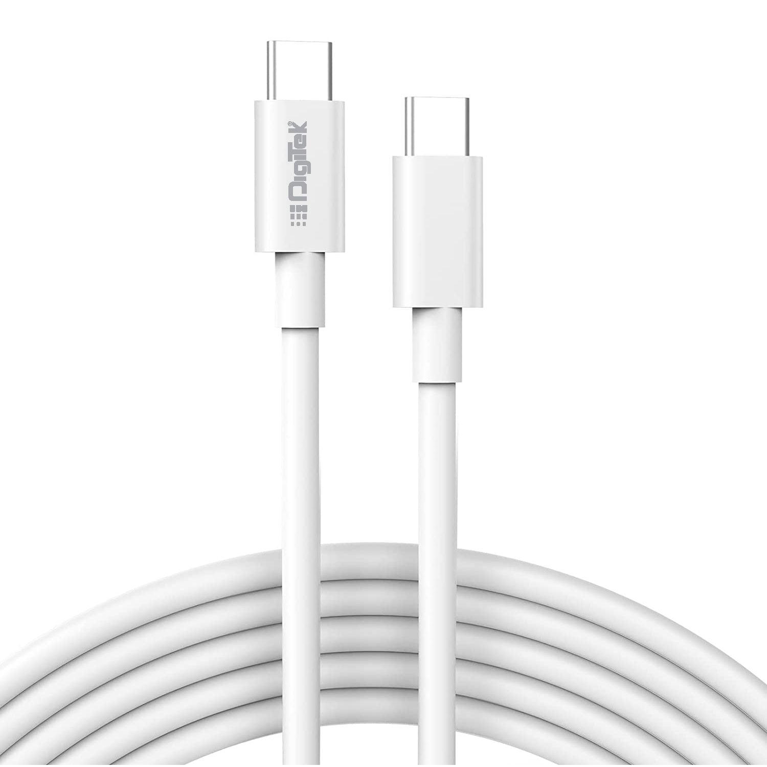 DigiTek Type-C to Type-C Fast Charging & Data Sync Cable – 60W PD