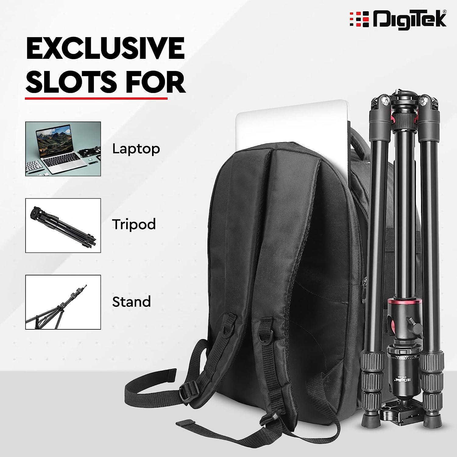 DSLR Camera Laptop Backpack Bag with Adjustable Grids-Made – Smiledrive.in