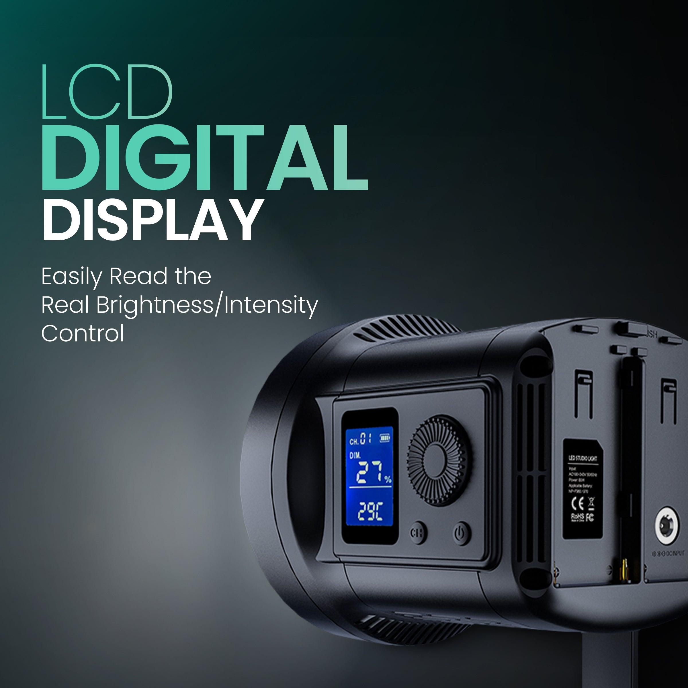 Buy Digitek (DCL-100W DC) Continuous AC/DC Photo/Video LED Light ...