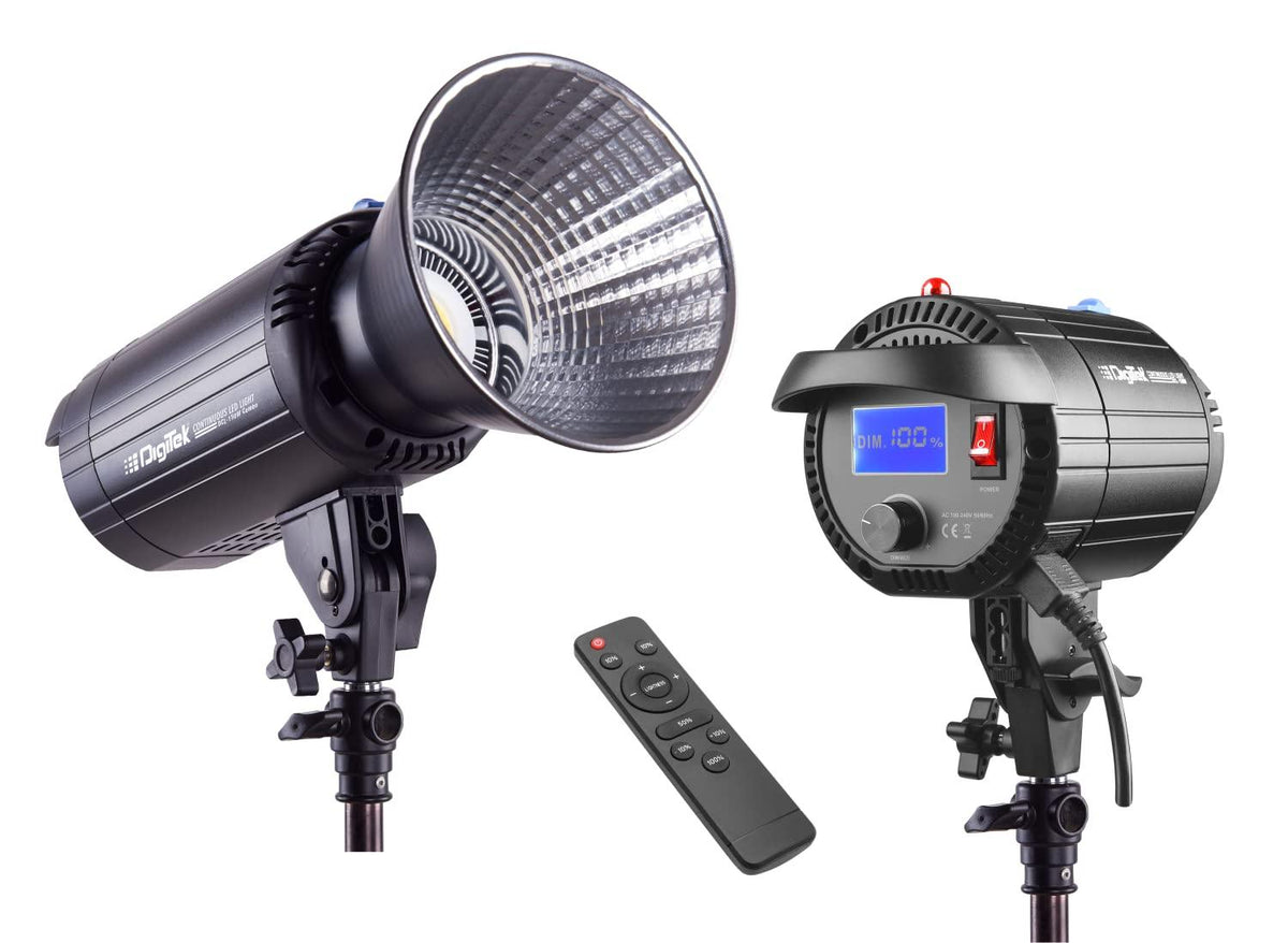 DigiTek (DCL-150W Combo) Continuous LED Photo/Video Light with 18 cm ...