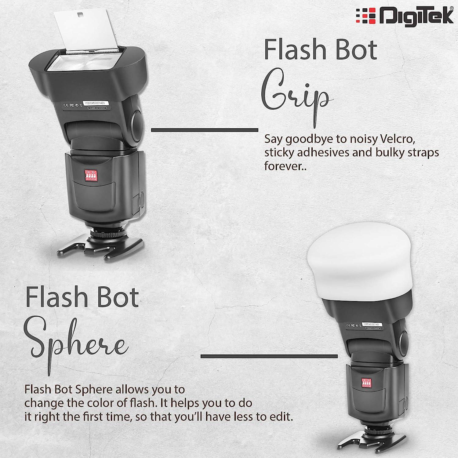 Buy Digitek (DFB 002) Professional Speedlight Flash Bot & Modifier Kit ...