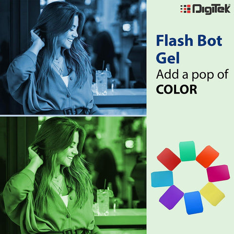 Digitek (DFB 002) Professional Speedlight Flash Bot & Modifier Kit, Better Choice Than Magmod Photography kit | Diffuser | Included Components Sphere | Grid | Grip | Gel Mount | 8 Creative Gel & Gel Wallet - Digitek