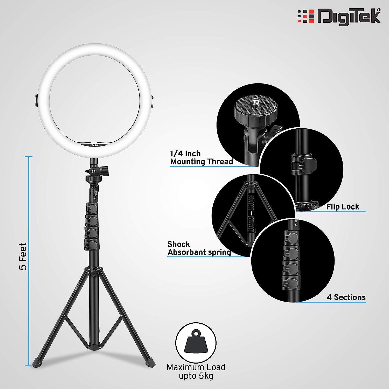 Buy Digitek (DRL 12C) Professional (12 inch) LED Ring Light with