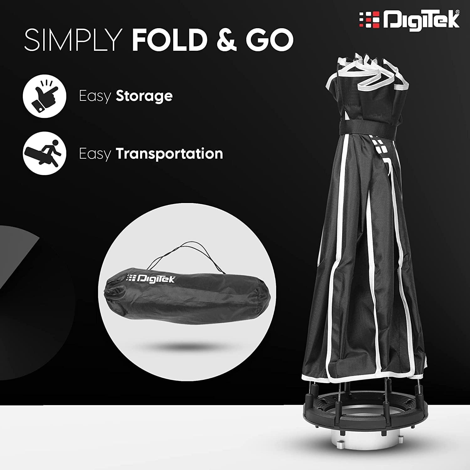Digitek (DSB-90 Bowens) 90CM Octagon Soft Box with Bowens Mount Lightweight & Portable, Comes with Diffuser Sheets & Carrying Case (DSB-90 Bowens) - Digitek