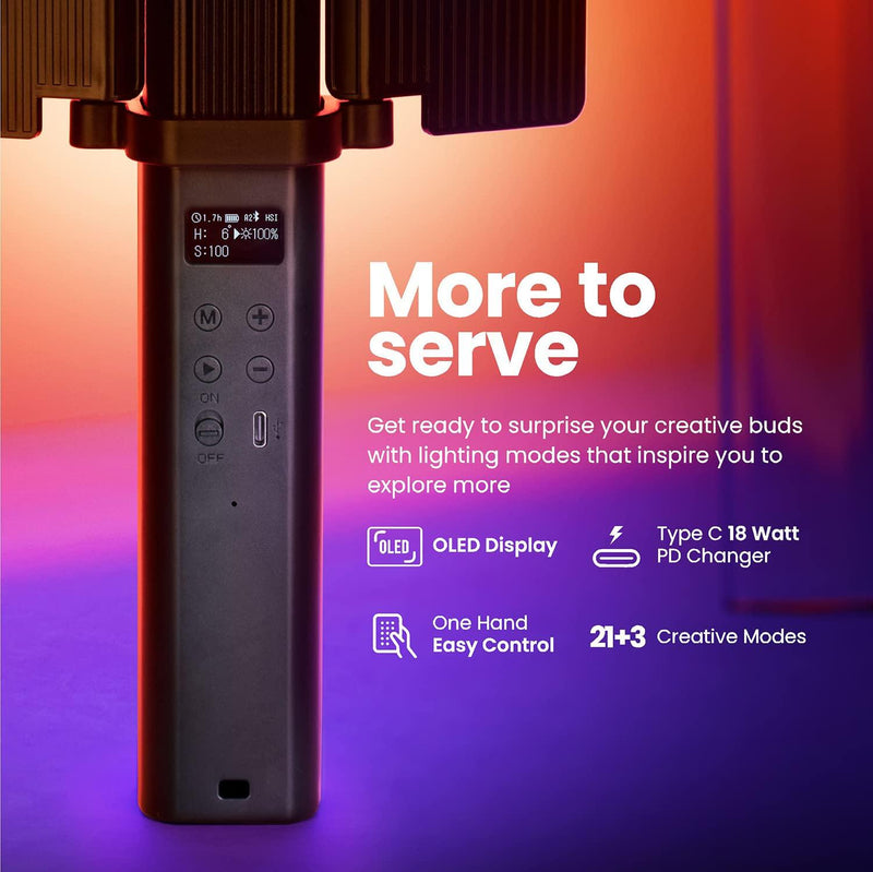 Buy Digitek Portable Handheld RGB LED Light Wand with Grid DSL-30WRGB ...