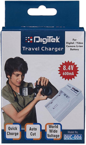 Digitek (DUC 006) Ultra Fast Travel Charger for Sony F960 F970 F980 F550 F750 Batteries - Digitek