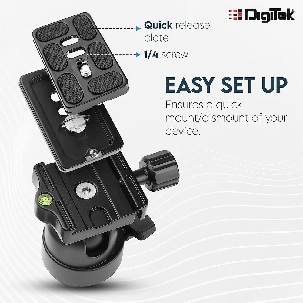 Buy Digitek Lightweight Ball Head with Quick Release Plate DVH-002 Online