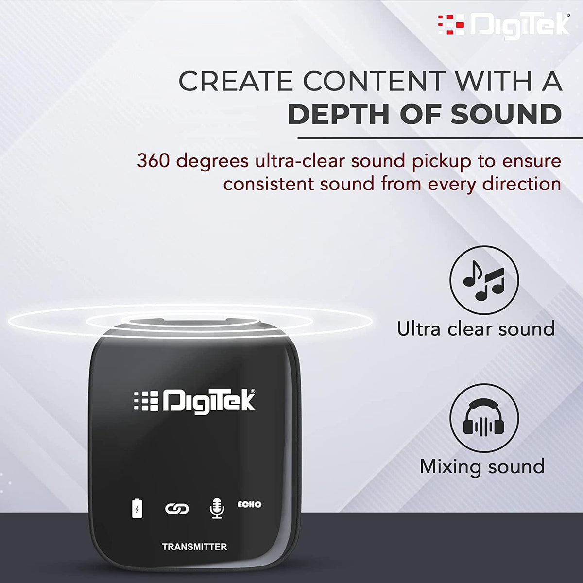 Buy Digitek (DWM 101) Wireless Microphone System with ANC Noise Reduction