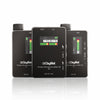 Digitek® (DWM 104) Wireless Microphone System, 2 Transmitters 1 Receiver with TFT Display, 150M Range, 10Hrs RX/TX Runtime, Noise Cancellation, Low Cut Function, Mono/Stereo Output, 3.5mm Interface
