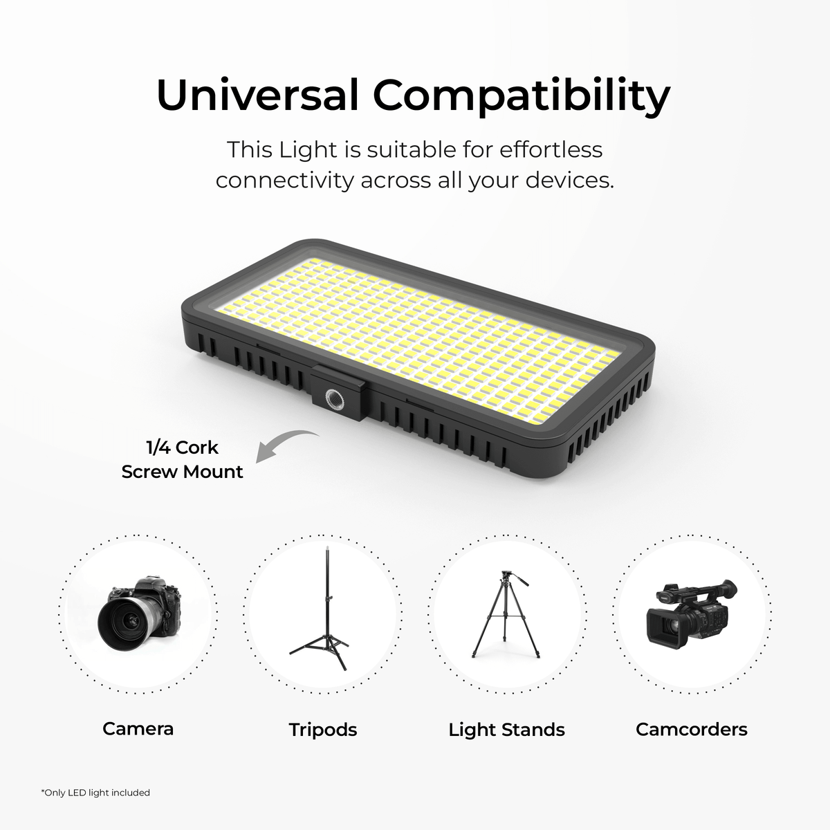 Buy Digitek Ultra Slim Portable Professional LED Video Light D300 Online