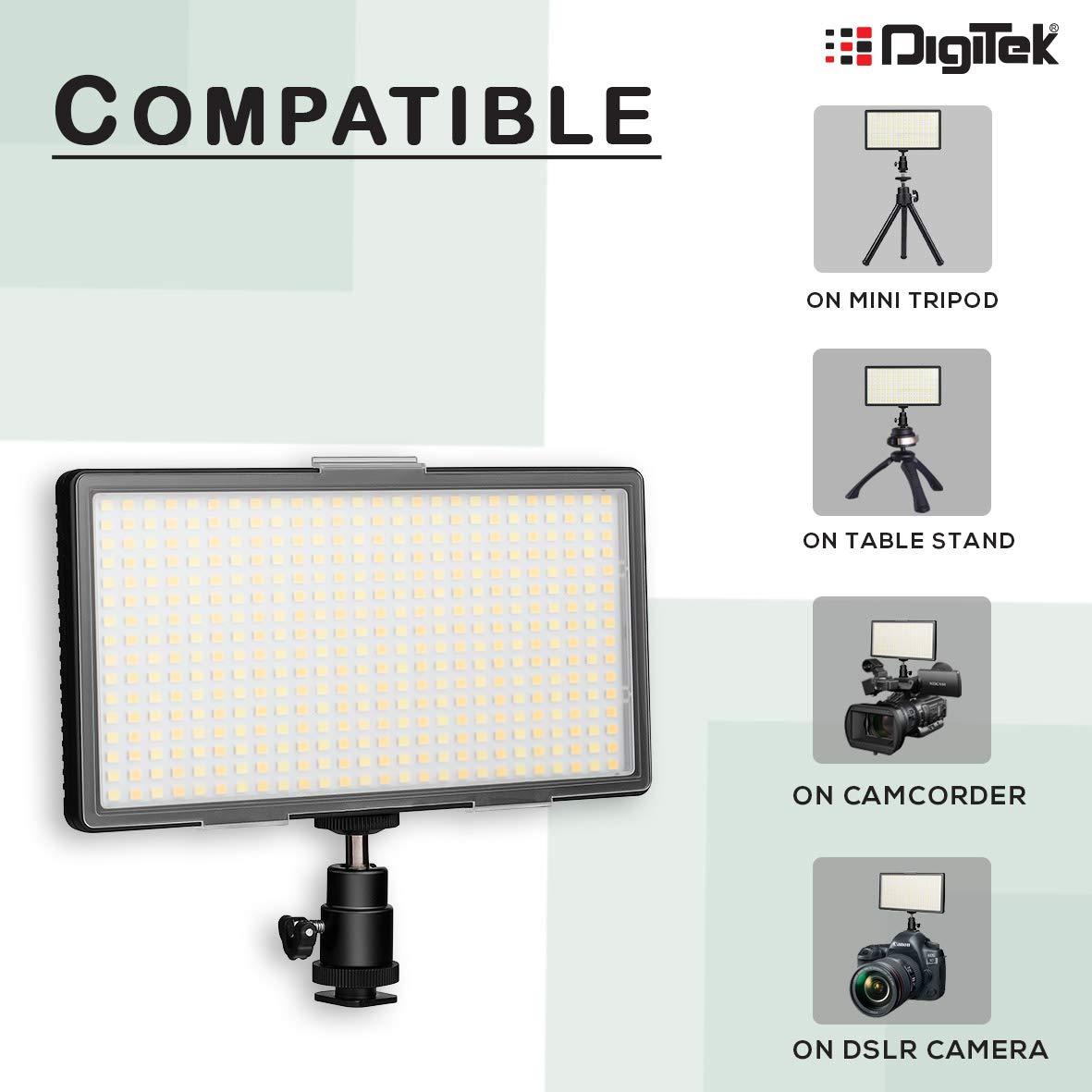 Buy Digitek (LED D416) Professional Video Light & NP-750 Li-ion Battery ...