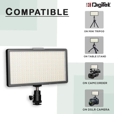 Buy Digitek (LED D416) Professional Video Light & NP-750 Li-ion