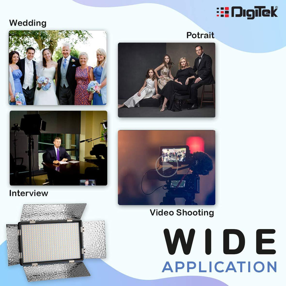 Buy Digitek Professional LED 37W Video Light Compatible LED D520B Online
