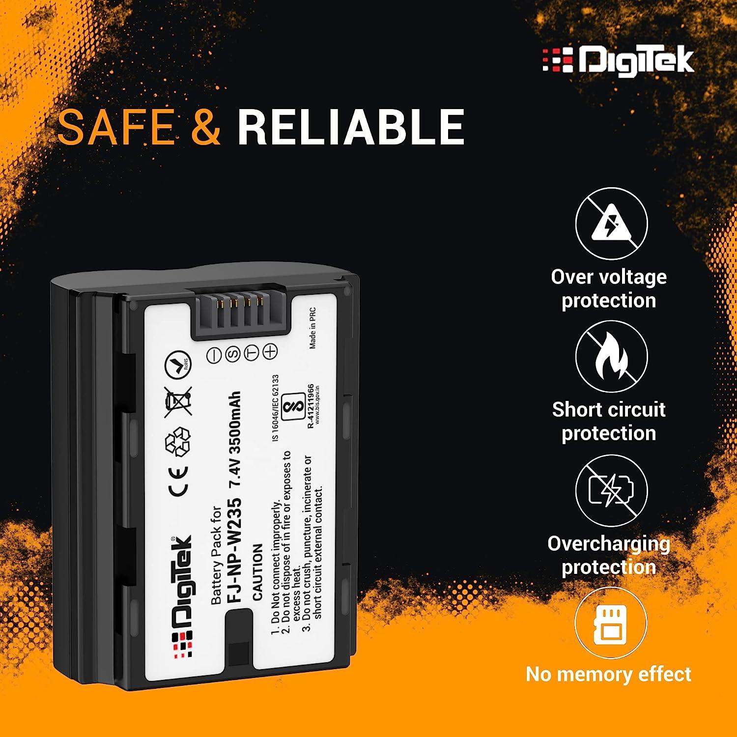 Buy Digitek (NP-W235) Extra Power Secondary Rechargeable Li-ion